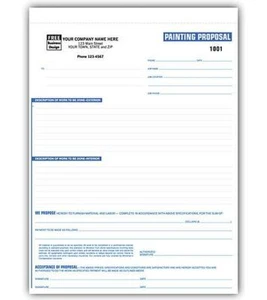 250 Professional Painting Proposals 3 Part / NEBS Deluxe No. 6573 - Imagen 1 de 1