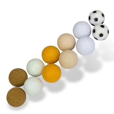 DEMA 911157 Kicker Speilballset 12tlg Bälle Tischkicker Kickertisch Tischfussball