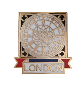 London Big Ben Clock Face Pin Badge - Picture 1 of 3