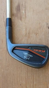Cobra King Forged CB Black Single 6 Iron Golf Club Right Hand Steel Shaft Tour 1 - Picture 1 of 11
