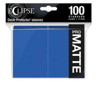 (100-Pack) Ultra Pro Eclipse PRO MATTE PACIFIC BLUE Deck Protector Card Sleeves - Image 1 of 2