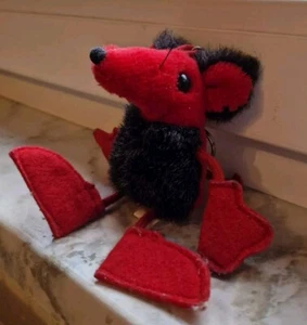 ZONK Stofftier Schlüsselanhänger rot braun - Bild 1 von 3