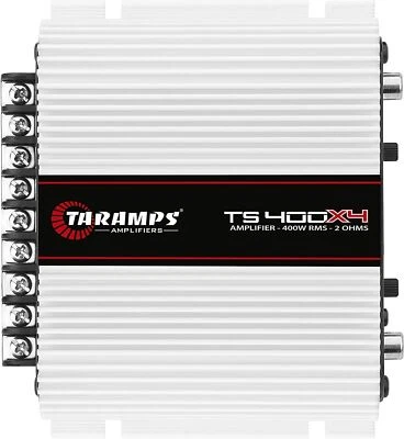 Taramps TS 400x4 400 watts RMS 4 Channels Full Range Car Audio Amplifier