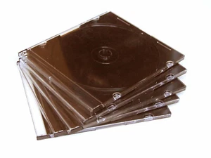 5 CD Hüllen - Schwarz, Slim Case - Bild 1 von 1