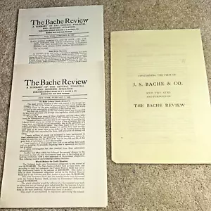 3 - 1918 1920 J.S. BACHE & CO (Prudential Financial) Stock Market Updates - Picture 1 of 11