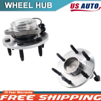 Par de bujes de cojinete de rueda delantera 2x2 para Chevy Silverado GMC Sierra 1500 2007-2013 Foto 1 de 4