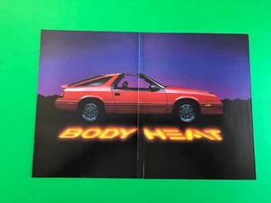 1984 CHRYSLER LASER XT ORIGINAL VINTAGE PRINT AD ADVERTISEMENT - Picture 1 of 2