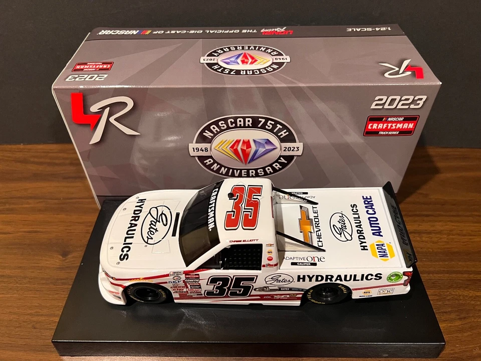 Chase Elliott 2023 Gates Hydraulics #35 MHR Chevy Silverado 1/24 - Image 1 of 1