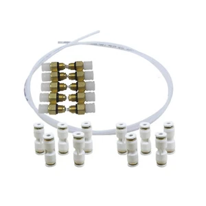 Manguera de línea de aire de suspensión de 5 m para Mercedes + Reparación de conectores rectos 10x-4 mm + Valor - Imagen 1 de 14