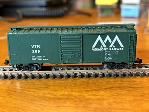 N Scale Atlas Single Door Box Car Vermont Railway, #289 Original Case - Picture 1 of 12