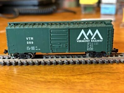 N Scale Atlas Single Door Box Car Vermont Railway, #289 Original Case - Image 1 of 4