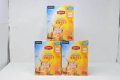Lipton Iced Tea K-Cups, Southern Sweet Black Tea, 24 K-Cup Pods (72 en total) Foto 1 de 4