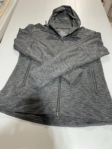 Chaqueta gris con capucha grande Kuhl cremallera completa para mujer nueva sin etiquetas - Imagen 1 de 8