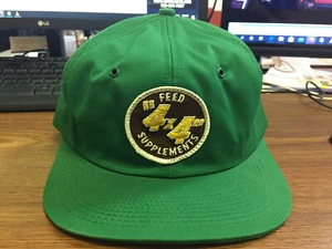 Vintage 4 x 4 Feed Supplements Green Snapback Trucker Baseball Cap  - Picture 1 of 7
