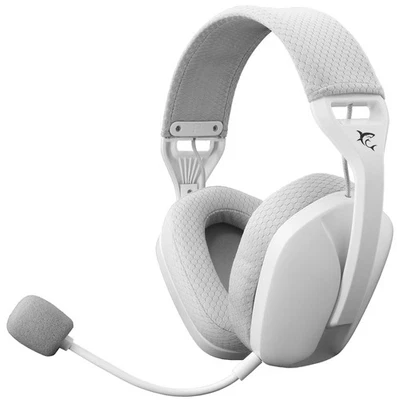 White Shark Cuffia Gaming Stereo Wireless con Microfono Bianco BUTTERFLY - Immagine 1 di 4