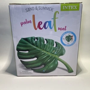 Intex Sand & Summer Palm Leaf Inflatable Pool Mat 58782EU - Picture 1 of 3