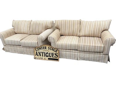 66861 + 66862 :   PAIR KLAUSSNER Furniture Loveseat Sofa Chairs Very COMFORTABLE - Image 1 of 4