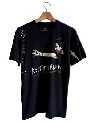 Camiseta Keith Urban World Tour 2007 para hombre talla pequeña camiseta de música country Foto 1 de 4