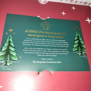 Hallmark Keepsake Ornament Club 2023 Dream Box 50th Anniversary Member Exclusive - Bild 1 von 10