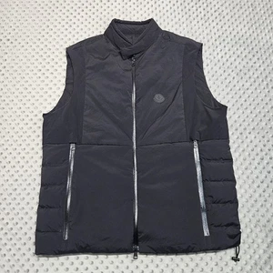 Moncler Chabod Gilet Goose Down Vest Black Mens Size 5 EUC - Picture 1 of 15