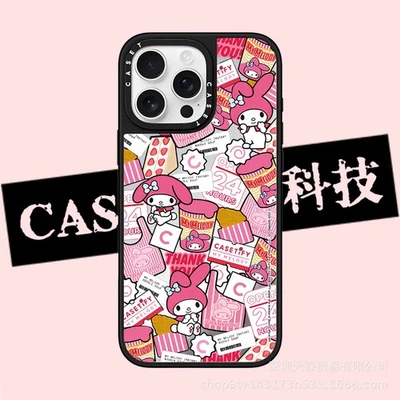 Funda Casetify Rosa Dibujos Animados Melodía Para iPhone 15 14 13 12 Pro Max Foto 1 de 4