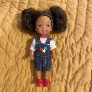 Vintage 1994 Mattel Barbie Lil Friend NIA African Amer AA Orig OUTFIT + rote Schuhe - Bild 1 von 5