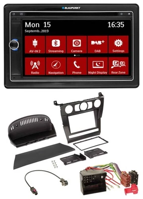 Blaupunkt Bluetooth DAB 2DIN USB DVD MP3 Autoradio für BMW 5er (E60, 2003-2007) - Bild 1 von 4