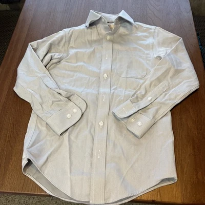 Класс/клуб Gold Label мальчиков черный кнопка вверх платье рубашка размер 8 100% хлопок EUC - Изображение 1 из 4