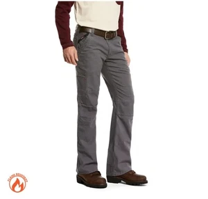 Ariat Mens FR M5 Stretch Duralight Stretch Canvas Straight Leg Pants 42/36 NWT - Picture 1 of 10