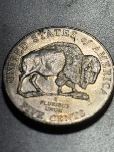 2005 D Detached Leg Jefferson bison nickel error#0169 - Picture 1 of 2