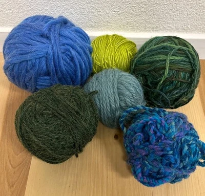 Premium Wool Alpaca Acrylic Yarn Balls Hank Mixed Yarns Cascade Blue Sky - Image 1 of 4