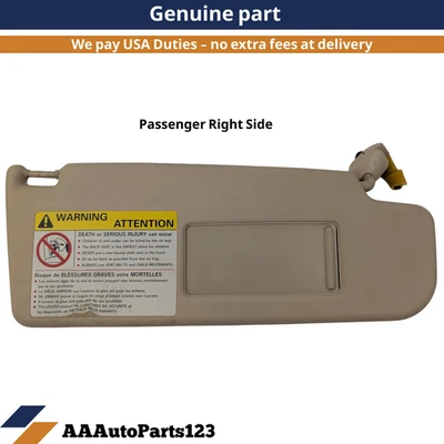 Parasol para pasajero de golf Volkswagen Jetta Beetle 99-04 derecha OEM bronceado Foto 1 de 4