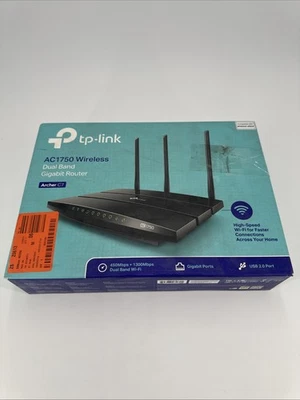 TP-Link Wireless/Wired 4-Port Archer A7 Dual-Band Gigabit AC1750 Router - Image 1 of 4