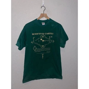Vintage Scottys Castle Shirt Chief Joseph Test Print Tee STAINED VTG 90s Large - Bild 1 von 12