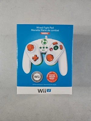 Yoshi PDP Wired Fight Pad Controller for Nintendo Wii / Wii U Brand New Sealed - Image 1 of 4