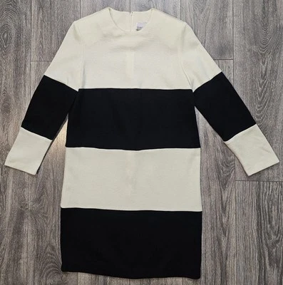 Vestido Sheri Martin vintage años 90 Y2K manga larga rayas multicolor para mujer talla 8” Foto 1 de 4