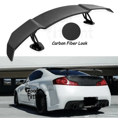 For Infiniti G35 G37 Coupe  55'' GT Style Carbon Rear Trunk Spoiler Racing Wing - Imagem 1 de 4