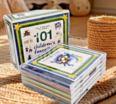 Vintage 101 Children's Favorites Nursery Rhymes Stories & Songs 5 CD Set 2001 Foto 1 de 4