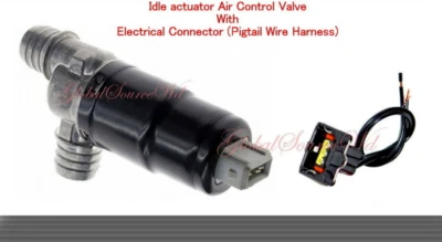 Válvula de control de aire de ralentí con conector compatible con: Porsche 928 S cupé V8 5,0 L 1985-1991 Foto 1 de 4