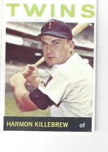 1964 Tarjeta de béisbol Topps #177 Harmon Killebrew Minnesota Twins EXMT OC - Imagen 1 de 2