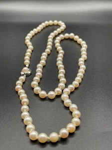 Exclusivo Collar Largo de Perlas Akoya con Cierre Oro 585 76 cm Largo - Imagen 1 de 12