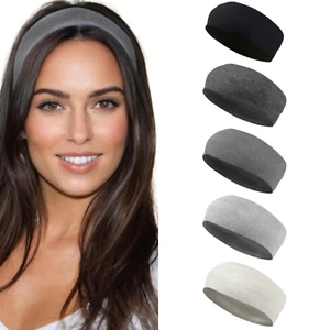 Headbands for Women Stretch Fashion Head Bands 10 Pack Non-Slip Head Wraps Great - Picture 1 of 6