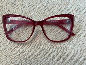 Red cat eye fashion frames eye glasses - Picture 1 of 2