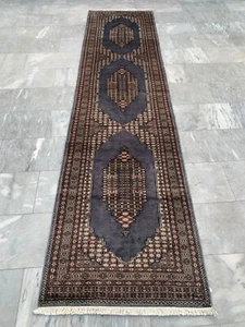 3x11 Vintage Afghan Hallway Runner Rug Kitchen Home Decor Runner Area Wool Rug - Picture 1 of 8