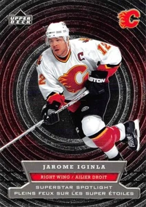 2007-08 McDonald's Upper Deck Superstar Spotlight #SS7 Jarome Iginla - Picture 1 of 2