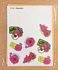1980er Vintage UK Stinky Sticker - Scratch n' Sniff - Trend Ent. T-173 Raspberry - Bild 1 von 3