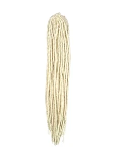 Elysee Star Synthetic Dreads DE doppelseitige Dreadlocks weiß blond rosa Spirale