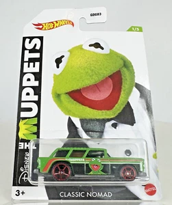 HOT WHEELS Classic Nomad Green Kermit Disney Muppets '55 Chevy GRP53 2021 - Picture 1 of 5
