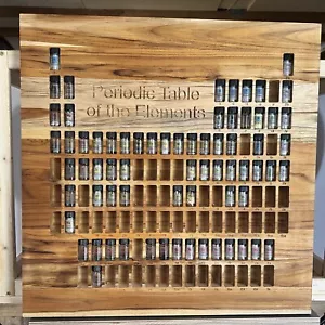 Periodic Table of the Elements with Actual Element Samples - Picture 1 of 7