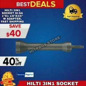 Hilti 3in1 Steckschlüssel SI-SA 1"X1 1/8"X3/4" MIT ADAPTER, BRANDNEU, SCHNELLER VERSAND - Bild 1 von 7